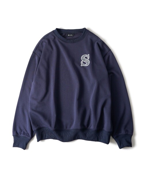 Subciety（サブサエティ）の「Paisley patched sweatshirt（スウェット・メンズ・アッシュグレー/ブラック/ネイビー・SMALL/MEDIUM/LARGE/X-LARGE）」の19枚目の写真