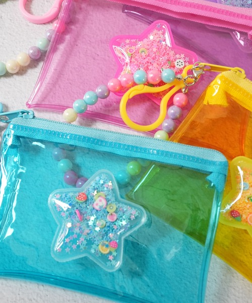 セール】【 Jelly moo / ジェリームー 】 カラフル ビニール クリア 星