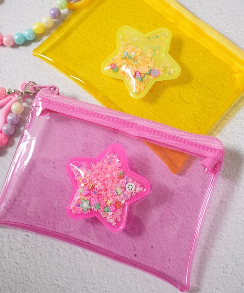 セール】【 Jelly moo / ジェリームー 】 カラフル ビニール クリア 星