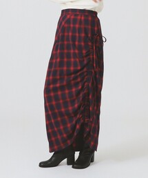 Ray BEAMS | チェック シャーリング タイトスカート(スカート)