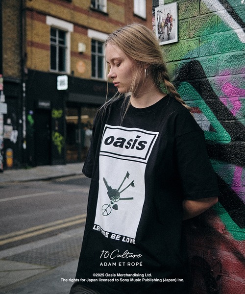 oasis　10Culture　Tシャツ / ADAM ET ROPÉ oasis 10Culture / ADAM ET ROPE'】Artwork design TSH（Tシャツ
