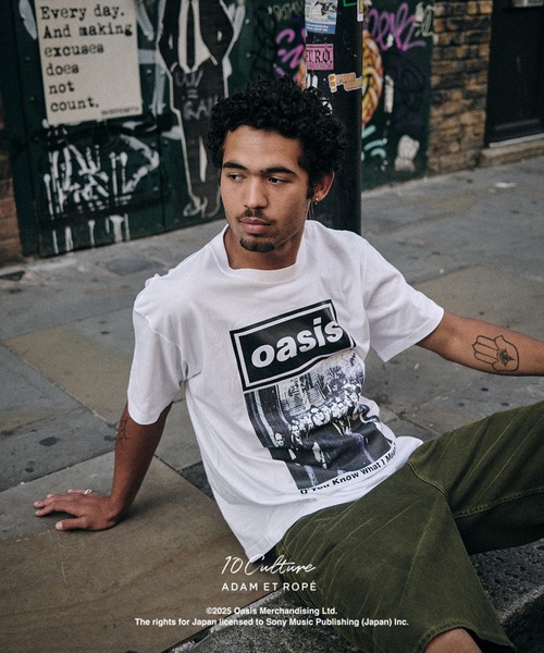 oasis 10Culture / ADAM ET ROPE'】Artwork design TSH（Tシャツ