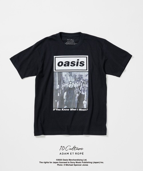 Oasis 新品Tシャツ 【ADAM ET ROPÉ HOMME】 oasis 10Culture / ADAM ET ROPE'】Artwork design TSH（Tシャツ