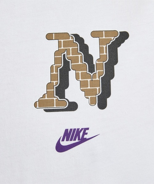 NIKE（ナイキ）の「【別注】ナイキ  NSW クラブ ネオ バーシティ S/S  限定コラボ（Tシャツ/カットソー・メンズ・ホワイト/カーキ・S/M/L/LL/3L）」の8枚目の写真