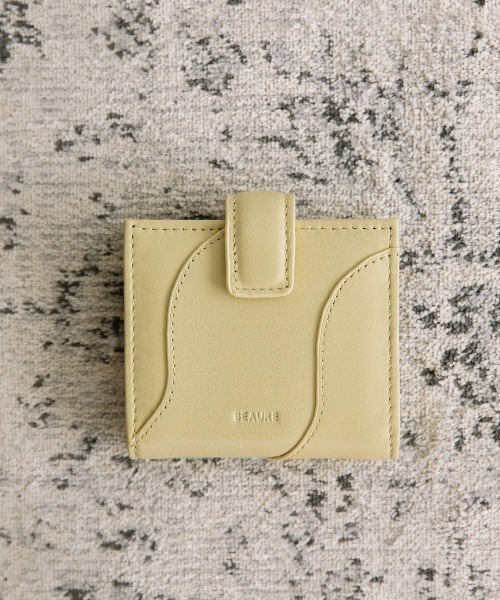 Beau're(ヴュレ)の「【BEAURE/ビュレ】S-pattern Mini ウォレット(財布・レディース・シルバー/ブラック/グリーン/イエロー・FREE)」の4枚目の写真