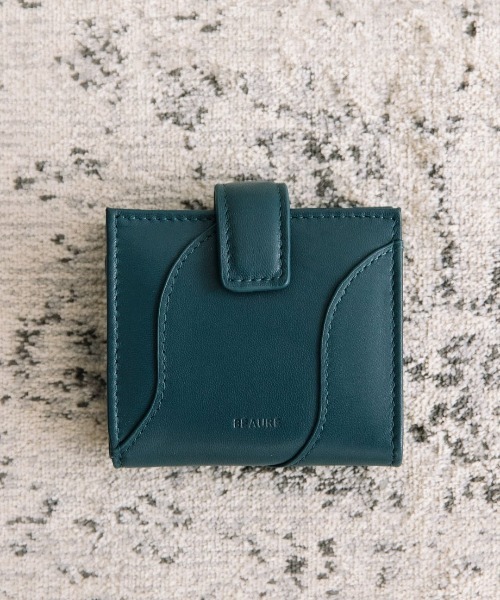 Beau're(ヴュレ)の「【BEAURE/ビュレ】S-pattern Mini ウォレット(財布・レディース・シルバー/ブラック/グリーン/イエロー・FREE)」の3枚目の写真