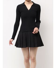 【新品未開封】Grace Pleated Docking Mini Dress 即日発送Grace Pleated Docking Mini Dress セール】Grace Pleated