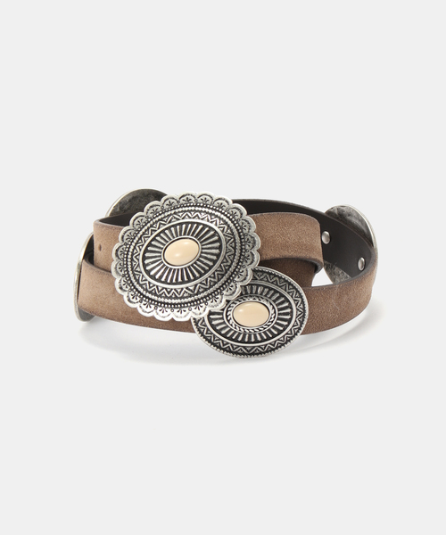 PUNTOVITA/プントヴィータ】BIG CONCHO BELT（ベルト）｜Puntovita