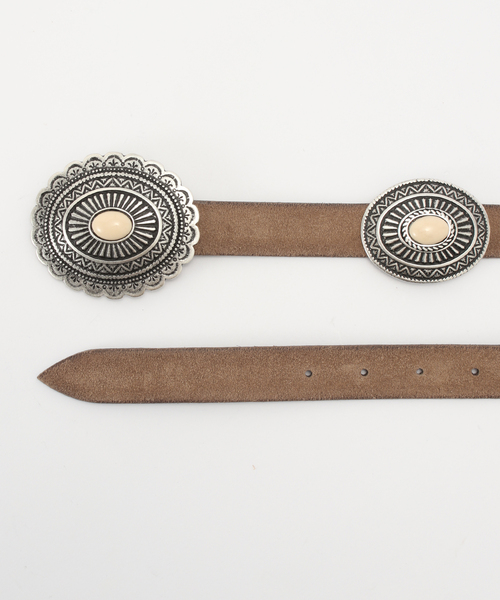 PUNTOVITA/プントヴィータ】BIG CONCHO BELT（ベルト）｜Puntovita