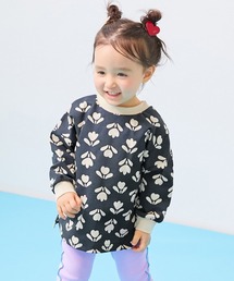 devirock（デビロック）の「【EN-JOY】どっちも前だから1人でお着替え 総柄 長袖Tシャツ（Tシャツ/カットソー）」