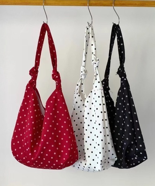mebole(メボレ)の「Dotty Days Tote(トートバッグ・レディース・レッド/ホワイト/ブラック・FREE)」の10枚目の写真