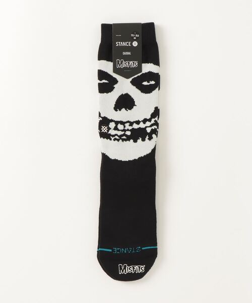 STANCE(スタンス)の「STANCE /スタンス /BEWARE CREW(ソックス/靴下・メンズ・ブラック・L)」の2枚目の写真