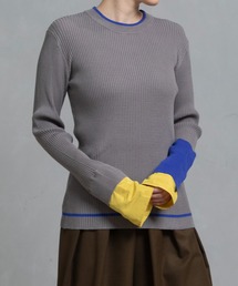 MARECHAL TERRE | カラーリブニット(ニット/セーター)