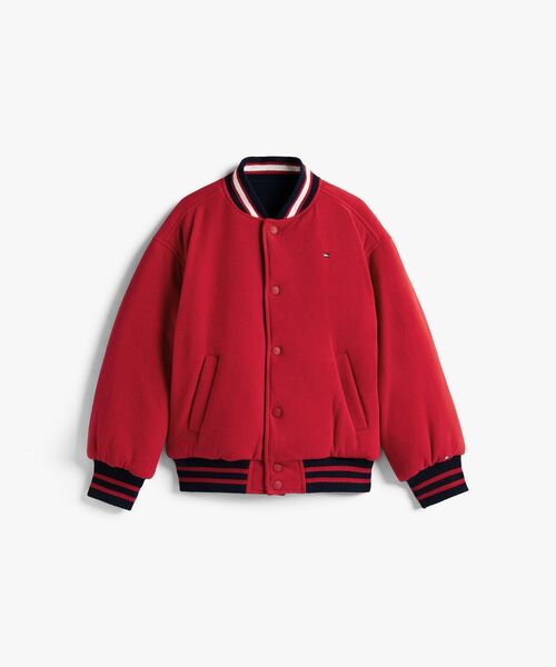 TOMMY HILFIGER(トミーヒルフィガー)の「BOYS リバーシブルトミーグラフィックボンバージャケット(ブルゾン・キッズ・ネイビー・160cm/130cm/150cm/140cm)」の7枚目の写真