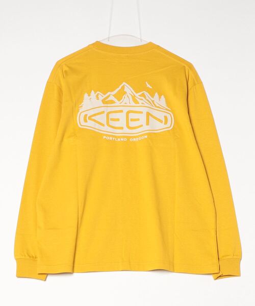 KEEN(キーン)の「OC/RP POCKET BIG LS TEE HOOD / オーシーアールピー ポケット ビッグ ロングスリーブ ティー フッド(Tシャツ/カットソー・メンズ・レモンイエロー・S/M/L/XL)」の2枚目の写真