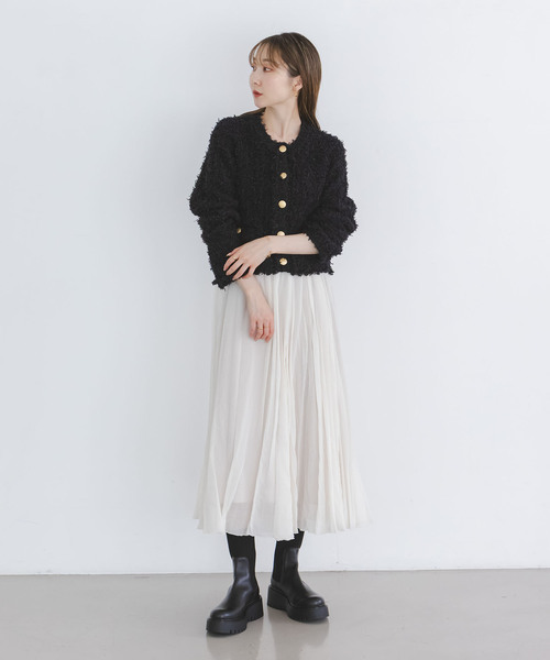 CORSO ROMA，9（コルソローマ）の「《追加》CORSO ROMA9/コルソローマ ノーヴェ サイドゴアブーツ（ブーツ・レディース・ブラック・36/37/38/39）」の4枚目の写真