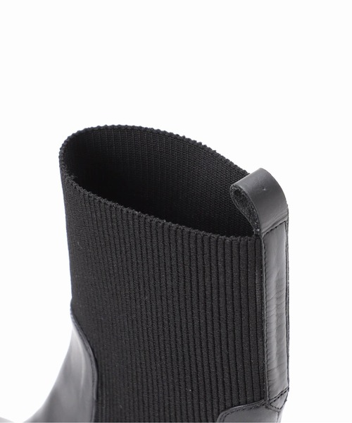 CORSO ROMA，9（コルソローマ）の「《追加》CORSO ROMA9/コルソローマ ノーヴェ サイドゴアブーツ（ブーツ・レディース・ブラック・36/37/38/39）」の10枚目の写真