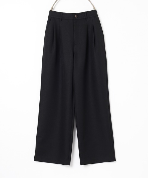 Honeys（ハニーズ）の「ストレートパンツ（股下６８ｃｍ）（スラックス・レディース・ブラック/ヘザーチャコール/ブラウン・L/SS/S/M/LL）」の12枚目の写真