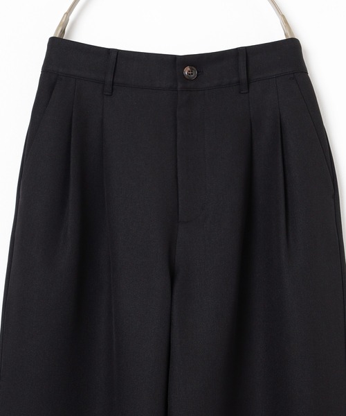 Honeys（ハニーズ）の「ストレートパンツ（股下６８ｃｍ）（スラックス・レディース・ブラック/ヘザーチャコール/ブラウン・L/SS/S/M/LL）」の13枚目の写真