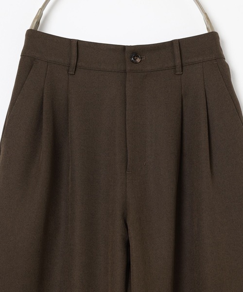 Honeys（ハニーズ）の「ストレートパンツ（股下６８ｃｍ）（スラックス・レディース・ブラック/ヘザーチャコール/ブラウン・L/SS/S/M/LL）」の17枚目の写真