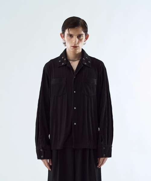 seyto サイズ2 /プリーツアイレットカラーシャツ seyto サイズ2 /プリーツアイレットカラーシャツ seyto（セイト）の