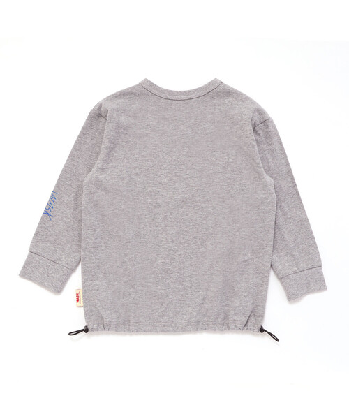 WASK（ワスク）の「【Disney(ディズニー)】<ミッキーマウス>ドロストBIGTシャツ（Tシャツ/カットソー・キッズ・グレー/ブラック・140cm/130cm/120cm）」の10枚目の写真