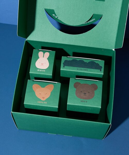 BIRTHDAY BAR（バースデイバー）の「【donggubat】Forest Animals Perfume BarSet パフュームバー（石鹸/ボディソープ・レディース・グリーン・0）」の2枚目の写真