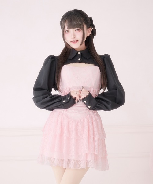 Pal elfy（パルエルフィー）の「ドロストティアードキャミワンピース
