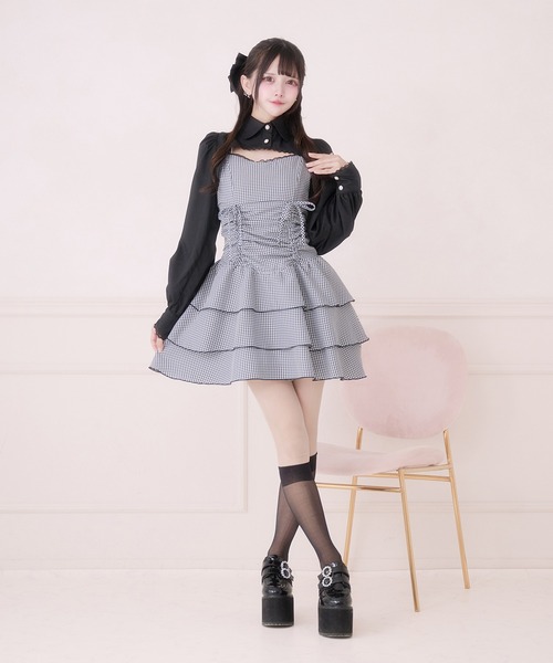 ドロストティアードキャミワンピース（ワンピース）｜Pal elfy（パル