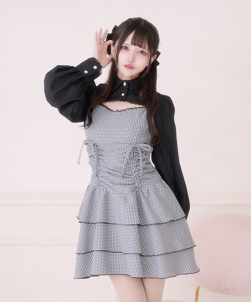 ドロストティアードキャミワンピース（ワンピース）｜Pal elfy（パル