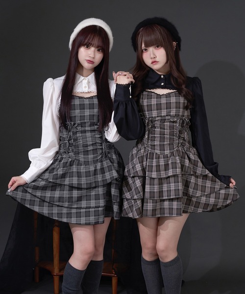 ドロストティアードキャミワンピース（ワンピース）｜Pal elfy（パル