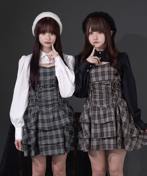 pal elfy ドロストティアードキャミワンピース palelfy Pal elfy（パルエルフィー）の「ドロストティアードキャミ