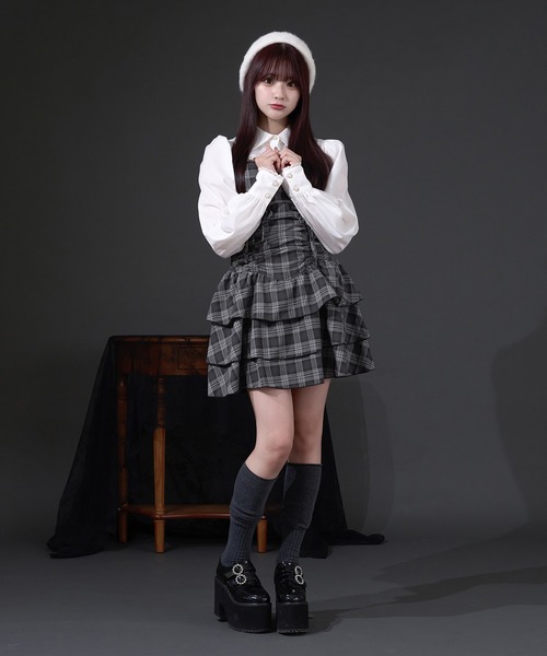 pal elfy ドロストティアードキャミワンピース palelfy ドロストティアードキャミワンピース（ワンピース）｜Pal elfy