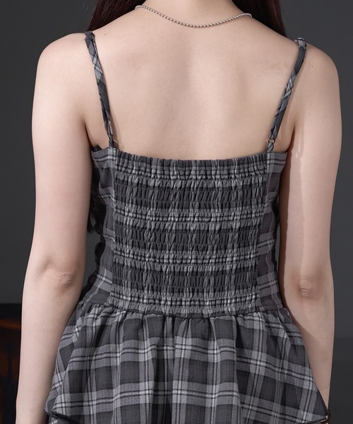 pal elfy ドロストティアードキャミワンピース palelfy ドロストティアードキャミワンピース（ワンピース）｜Pal elfy