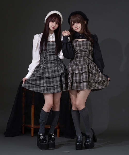 pal elfy ドロストティアードキャミワンピース palelfy ドロストティアードキャミワンピース（ワンピース）｜Pal elfy