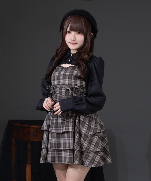 ドロストティアードキャミワンピース（ワンピース）｜Pal elfy（パル