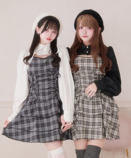 ドロストティアードキャミワンピース（ワンピース）｜Pal elfy（パル