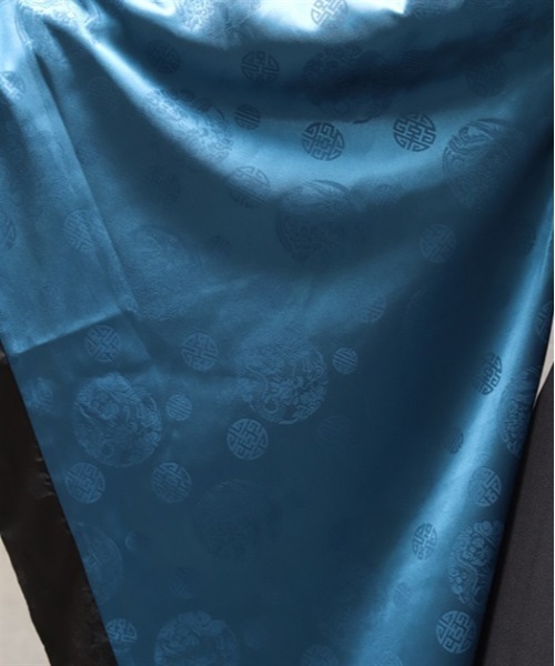 REZEN(リゼン)の「ジップ付配色和袖シャツ(シャツ/ブラウス・メンズ・ライトグレー/ローズ/ブルーパープル/レッドパープル・MEDIUM/LARGE)」の12枚目の写真