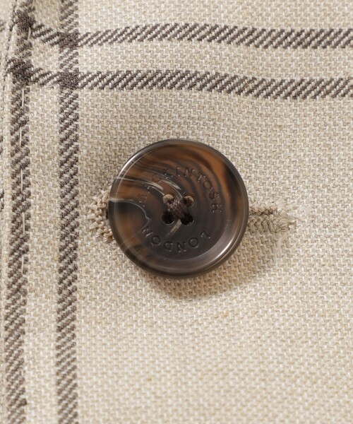 MACKINTOSH LONDON(マッキントッシュ ロンドン)の「ウールチェックジャケット(テーラードジャケット・メンズ・ブルー/ベージュ・38/36/40)」の11枚目の写真