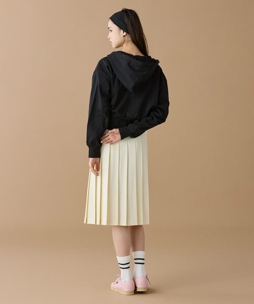 LACOSTE（ラコステ）の「裏パイルクロップドジップフーディー（パーカー・レディース・オフホワイト/ブラック/ダークブラウン・34/36/38/40）」の13枚目の写真