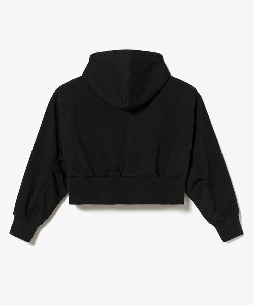 LACOSTE（ラコステ）の「裏パイルクロップドジップフーディー（パーカー・レディース・オフホワイト/ブラック/ダークブラウン・34/36/38/40）」の15枚目の写真