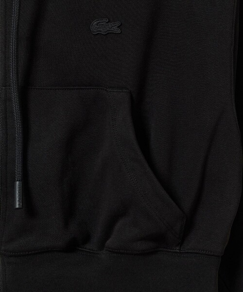 LACOSTE（ラコステ）の「裏パイルクロップドジップフーディー（パーカー・レディース・オフホワイト/ブラック/ダークブラウン・34/36/38/40）」の19枚目の写真