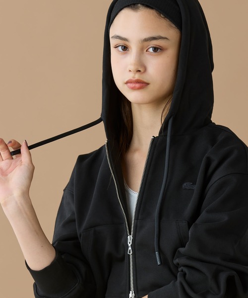 裏パイルクロップドジップフーディー（パーカー）｜LACOSTE（ラコステ