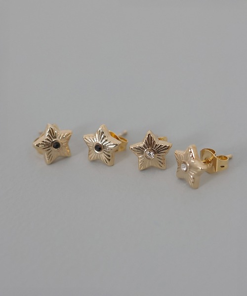 ORLEAN（オルレアン）の「【ORLEAN】スターモチーフ ピアス（ピアス（両耳用）・レディース・ゴールド/ゴールド系1/シルバー/シルバー系1・フリー）」の18枚目の写真