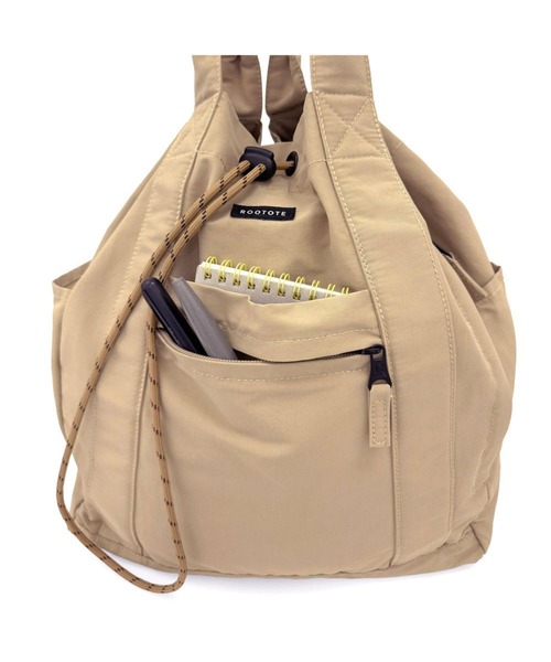 ROOTOTE(ルートート)の「ルートート / SC.セオルー.ドローストリング-A(バックパック/リュック・レディース・ブラック/ブルー/ベージュ/タン・FREE)」の17枚目の写真