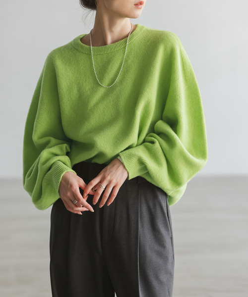 スリーブオープンプルオーバー（ニット/セーター）｜NOBLE（ノーブル