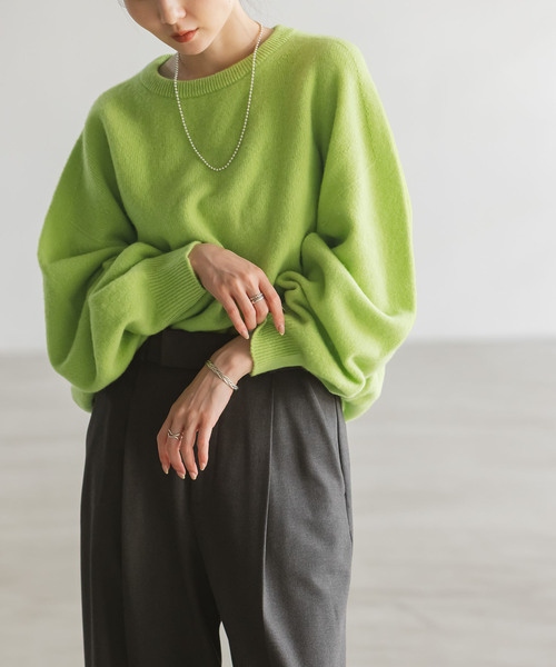 スリーブオープンプルオーバー（ニット/セーター）｜NOBLE（ノーブル