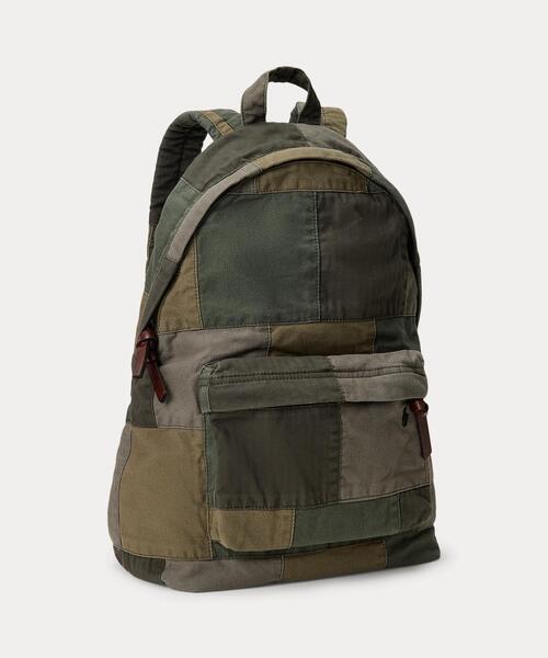 セール】パッチワーク キャンバス バックパック（バックパック