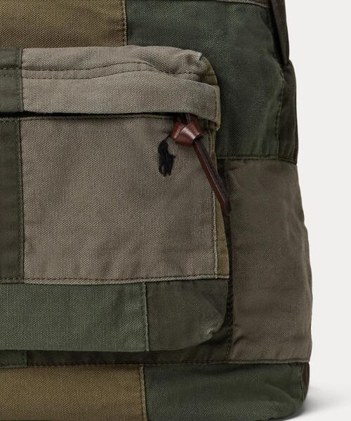 セール】パッチワーク キャンバス バックパック（バックパック