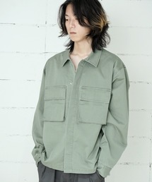 FIEVOLE（フィエボーレ）の「ミリタリーシャツジャケット（ブルゾン）」